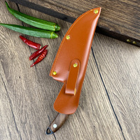 Couteau de cuisine désossé à anneau populaire de 6 pouces pour éplucher et couper la viande grillée sans effort