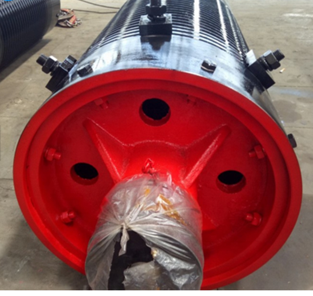 Steel Wire Drum Crane Accessories Rolling DRUM MOTOR Motorized Drum Motorized Pulley for Bulk Material Belt Conveyor