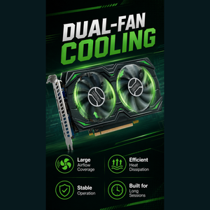 Carte graphique de bureau neuve XHVGA GTX <span class=keywords><strong>750</strong></span> <span class=keywords><strong>Ti</strong></span> 8 Go GDDR5 128 bits pour jeux <span class=keywords><strong>4K</strong></span> à double ventilateur, PCI Express 3.0 X16 DirectX 12 - Product Image 6