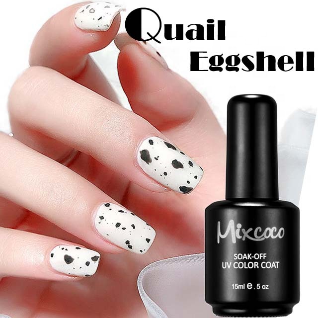 2021 Mixcoco Светодиодный УФ-гель для ногтей, лак для ногтей, перепелов, яичная оболочка, 3 шага, OEM, оптовая продажа, мерцающий лак для ногтей