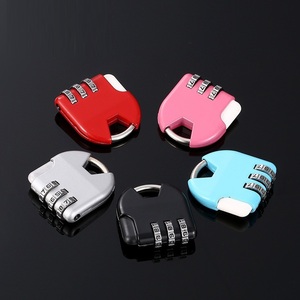 กุญแจล็อคกระเป๋าเดินทางขนาดเล็ก JINYI สีดำ ทำจากโลหะผสมสังกะสี พร้อมคุณสมบัติรีเซ็ตรหัสผ่าน 3 หลัก ทนทาน ป้องกันการโจรกรรม เหมาะสำหรับใช้ในบ้าน/โรงแรม - Product Image 1