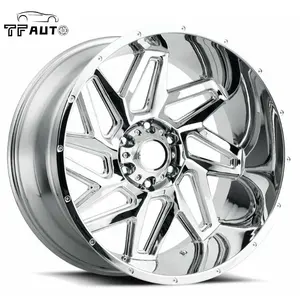 chrome dually offroad work forged aluminum alloy pick truck car wheel dodge made in china 22inches rims wheels