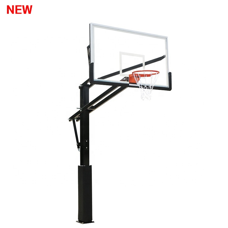 A-1028UI Professional Standard Outdoor Basketball Poles  Basketball Backboard 60 inch basketball hoop portable