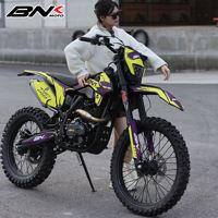 Moto tout-terrain BNK 2026 Enduro haute performance 300cc, moteur Zongshen 4 temps, course sportive hors route avec système CDI