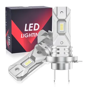 Long Service Life Non- Polarity 40watts 4000lm Luces Led Para Auto Movil Best And Powerful Led Headlight Bulb H7