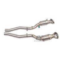 Collecteur d'échappement Downpipe 100/200/300CELL pour Ferrari F12 Berlinetta 812 GTS 6.3L 6.5L V12 2013+ en acier inoxydable pour amélioration de puissance de course
