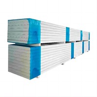 Panneau sandwich en polyuréthane PUR/PIR/PU et EPS, ignifuge, écologique, isolant thermique, 200 mm, pour murs et toitures extérieurs modernes, vente en gros