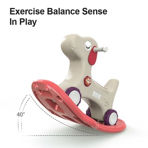 Pas cher Enfants Chine Fabricant Bébé Animal En Plastique Jeu Jouet Cheval À <span class=keywords><strong>Bascule</strong></span> - Product Image 3