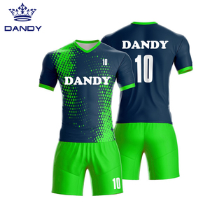 Baju Sepak Bola Jersey Pria, Baju Seragam Latihan Desain Baru Kustom Cepat Kering - Product Image 5
