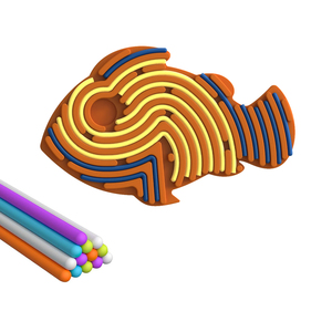 Scheda sensoriale in Silicone doppio lato Fidget giocattolo per bambini adulti calmante per l'ansia <span class=keywords><strong>ADHD</strong></span> autismo portatile con borsa da viaggio <span class=keywords><strong>età</strong></span> 3 - Product Image 4