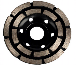 หัวเจียรเพชรแบบกดเย็นคุณภาพสูง ขนาด 4 นิ้ว แบบกำหนดเองจากโรงงาน พร้อมแกนขนาด 20 มม. สำหรับงานขัดหยาบและลบคม - Product Image 1