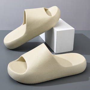 Sandales d'été pour hommes en EVA antidérapantes, rehaussantes, pour l'extérieur, sandales de plage pour femmes, tailles 35 à 44, blanc, noir, kaki - Product Image 1