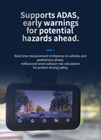 Dashcam 4G LTE 2 Kamera Saluran 2K Layar IPS 3 Inci Sudut Lebar 120-150 ADAS WIFI Garansi 1 Tahun Universal Fit