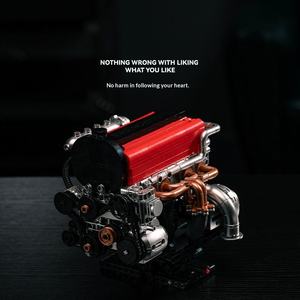 Modelo de Juguete Platinum PB8861, Escala 1:5, Motor de Gasolina de Plástico, Bloques de Construcción Mecánicos Educativos para Ensamblar - Product Image 1