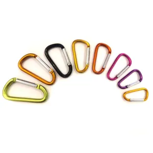 JRSGS थोक गर्म बिक्री कारखाने Carabiner तस्वीर हुक एल्यूमीनियम क्लिप चाबी का गुच्छा डेरा डाले हुए S0150