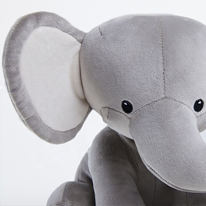 Bé Hoạt Hình Con Voi Nhồi Bông Động Vật Màu Xám Sang Trọng Voi Mềm Đồ Chơi Trước Khi Đi Ngủ Bản Gốc Voi Mềm Đồ Chơi Sang Trọng - Product Image 5