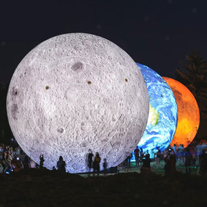 Bơm hơi khổng lồ Các Hành Tinh Mô hình Globe Earth Moon MARS Sun Jupiter Venus thủy ngân Saturn Uranus Neptune bóng lớn với đèn <span class=keywords><strong>LED</strong></span> - Product Image 1