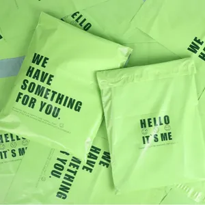 Custom Print Logo Biodegradable Compostable Plastic Apparel Mailing Courier Poly Mailer Shipping Packing Postage Parcel Bag