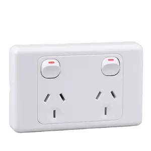 IGOTO Customization SAA Australia Electrical Slimline 10A 15A Wall Switch and Socket