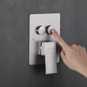 Sistema de ducha de baño de latón ORB de 3 tipos LED Cabezales de ducha de 12 pulgadas Mezclador de cascada Juegos de Ducha - Product Image 4