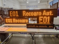 Affichage LED couleur intelligent pour bus, affichage des destinations et des informations aux passagers pour les bus de transport