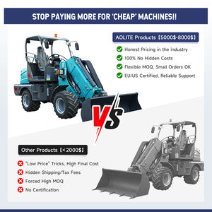 AOLITE Chargeur Ferme Chargeur Électrique Petite <span class=keywords><strong>Pelle</strong></span> <span class=keywords><strong>Griffe</strong></span> Herbe Camion Quatre Roues Motrices Chargeur Frontal - Product Image 2