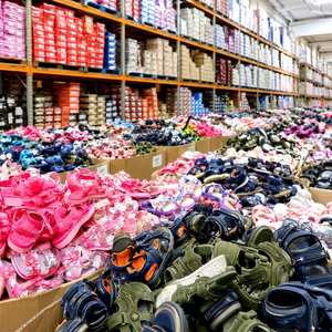 Premium Quality Kids Sandals Stocklot Summer Mixed Styles Soft Sole Breathable <b>Polybag</b> Packing Daily Casual Walking Shoes - Product Image 1