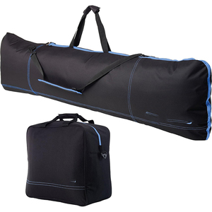 Échantillon gratuit Sac de ski de snowboard personnalisé et durable pour skis jusqu'à 190 cm de longueur avec bandoulière - Product Image 3