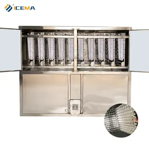 Automatic 3000kg ice cube maker machine 3tons Industrial ice cube making machine for ice Plant