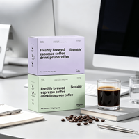 LUMIFLORA Café Noir Prune Premium Produit en Usine, Infusion à Froid Liquide aux Fruits et Noix, 0% Matière Grasse, Sans Gras Trans, Espresso Américain 100g