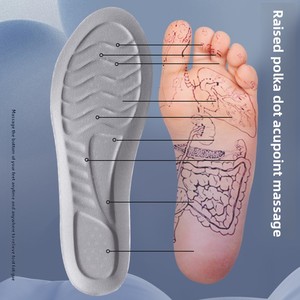 Wholesale 4D Cloud Technology Sports <b>Insoles</b> for Shoes PU Sole Soft Breathable Shock Absorption <b>Cushion</b> Running Orthopedic Care - Product Image 3