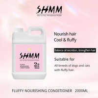 Après-shampoing nourrissant SHMM Fluffy 100ml pour chiens et chats, soin capillaire revitalisant avec extrait de Centella Vita-Serum