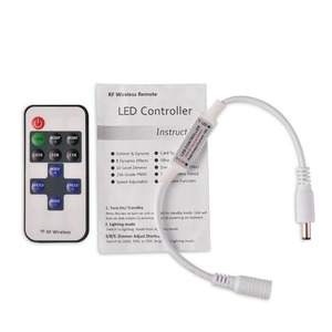 <span class=keywords><strong>Rf</strong></span> 11 Key Dimmer RGB điều khiển từ xa cho <span class=keywords><strong>LED</strong></span> Strip Lights màu duy nhất 5050 3528 DC 12V ánh sáng DC kết nối - Product Image 4