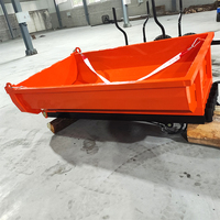 Le CE a approuvé 1.5 la tonne 3t 3.4m petite ATV inclinant la remorque de chargement de rondin de grue