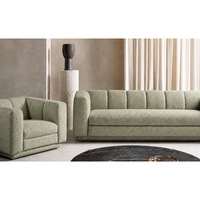 Canapé moderne de style italien pour salon, mobilier confortable de style contemporain pour la maison