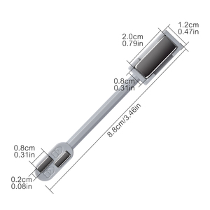 KADS Double-Headed Lightning Magnet Cat Eye Magnet 3D Line <b>Strip</b> Effect Strong Magnet Board Gel Polish Manicure Tools - Product Image 2