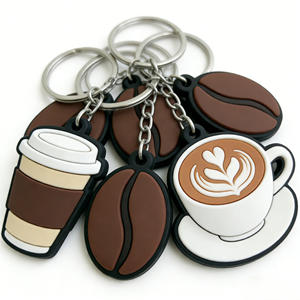 Llavero de PVC con logotipo personalizado de fábrica integrado, de cloruro de polivinilo suave 2D de doble cara, para panadería - Product Image 3