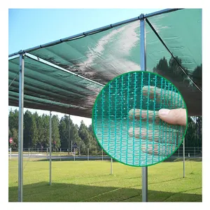 Rete ombreggiante con nastro in HDPE verde durevole protezione UV tenda agricola parcheggio Patio prato Shadenet