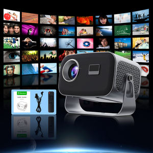 โปรเจคเตอร์พกพาขนาดเล็ก HT12 Pro รุ่นใหม่ ปี 2026 ระบบ Android 13.0 รองรับ 4K WiFi หมุนได้ 180 องศา โฮมซีเนม่า LED สำหรับธุรกิจและการเดินทาง - Product Image 1