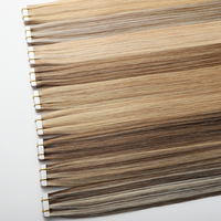 Extensions de Cheveux Humains Vierges Brésiliens de Luxe en Gros, Double Tissage, Cuticules Alignées, 100% Naturels, Bande Adhésive Double Face
