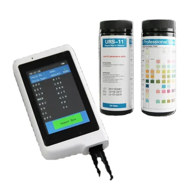 Klinische analytische Instrumente Urinstreifen-Urin analysator tragbarer Urin analyze analysator für URS-10T URS-14