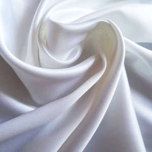 Trong Kho 50 * 50D Matte Stretch Satin Vải Trắng Giả Lụa Cho Váy Và Đồ Ngủ Dệt Kim Đồng Bằng Nhuộm Nhà Dệt May - Product Image 1