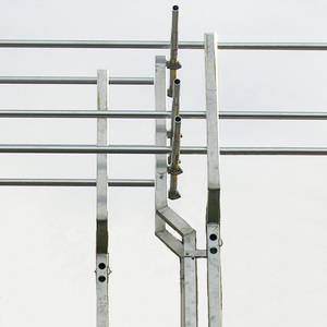 Lan Can Bảo Vệ Nhà Xây Dựng Úc Hệ Thống Chống Sập Mái Vòm Bằng Nhôm Bảo Vệ Cạnh Giàn Giáo - Product Image 1