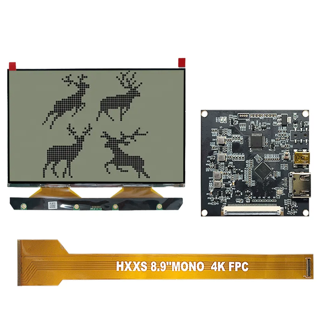 TM089CFSP01 8.9 Inch 4K Monochrome LCD Display Screen 3840*2400 MONO LCD Display With H-DMI Board for 3D Printer Device