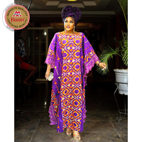Robes de Soirée Traditionnelles Africaines du Kenya pour Femmes avec Broderie Bazin Riche, Dernière Collection de Vêtements de Mode Féminins