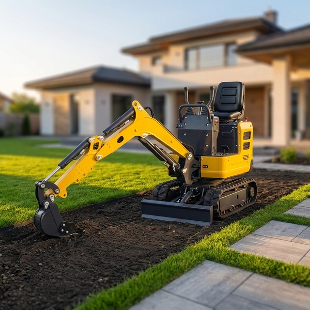 Mini Excavator 0.6 Ton for Sale Brand New Small Crawler Loader Digger With 4WD Rubber Track