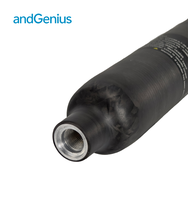 AndGenius 0.36L 0.5L 0.7L Bouteille d'air ultra-légère en fibre de carbone givrée, réservoir haute pression 300 bars