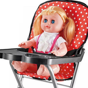 Kunststoff Rollenspiel Spielzeug 5 Stück Puppen zubehör Set Baby Doll Hochstuhl - Product Image 4