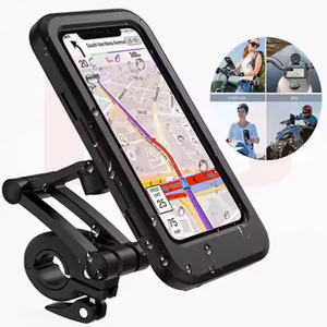 Support de téléphone universel à rotation 360°, étui tactile réglable, étanche, pour moto et vélo - Product Image 5
