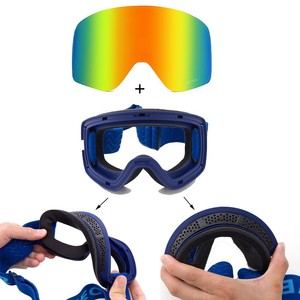 Esquí, Snowboard <span class=keywords><strong>gafas</strong></span> mujeres hombres <span class=keywords><strong>gafas</strong></span> de esquí máscara UV 400 nieve protección <span class=keywords><strong>gafas</strong></span> adultos Anti-niebla doble cilíndrico - Product Image 3